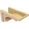 Ekena Millwork 9"W x 18"D x 9"H Wide Emerson Rough Cedar Woodgrain TimberThane Corbel, Primed Tan CORUR09X18X09EMRRCPR - alternate 5